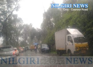 ஆல்டோ காரும் பிக்கப் வாகனம் மோதி விபத்துக்குள்ளானது