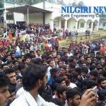 தனியார் பொறியியல் கல்லூரியில் போராட்டம்