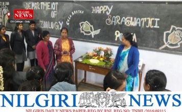 உதகை எமரால்டு ஹைட்ஸ் மகளிர் கல்லூரியில் சரஸ்வதி பூஜை சிறப்பாக கொண்டாடப்பட்டது