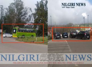உதகை HPF Main Gate சாலைகளில் போக்குவரத்துக்கு இடையூறாக உள்ள வாகனங்களை காவல்துறையினர் கண்டுகொள்வதே இல்லை .
