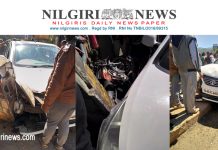 உதகை சேரிங்கிராஸ் பகுதியில் இன்டிகா கார் விபத்து